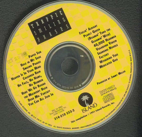 Traffic : Smiling Phases (2xCD, Comp, Club)