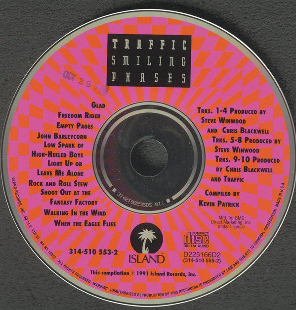 Traffic : Smiling Phases (2xCD, Comp, Club)