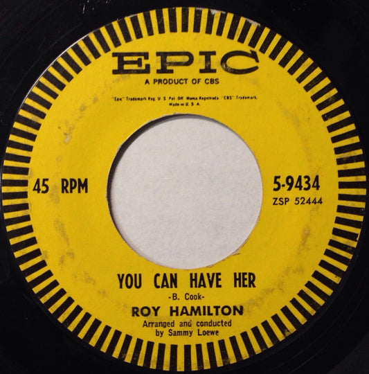 Roy Hamilton (5) : You Can Have Her / Abide With Me (7", Single, Styrene, Hol)
