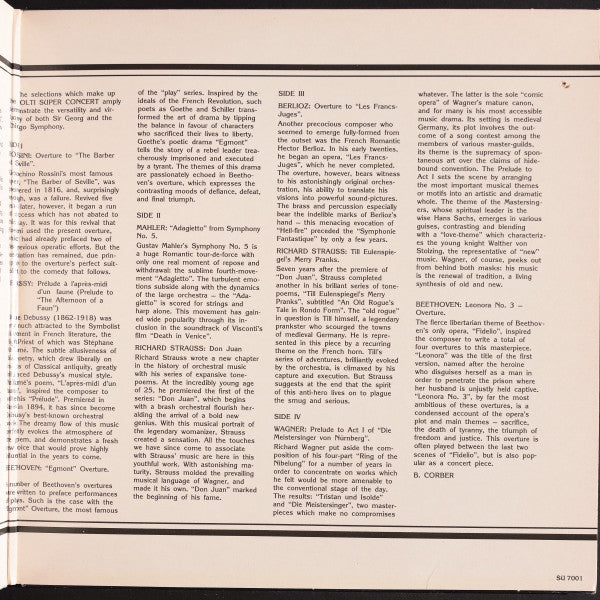 Georg Solti Conducting Chicago Symphony Orchestra : The Solti Super Concert (2xLP, Comp, Gat)