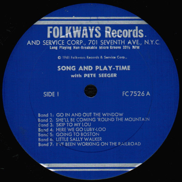Pete Seeger : Song And Play Time (LP, Album, Mono, RE)