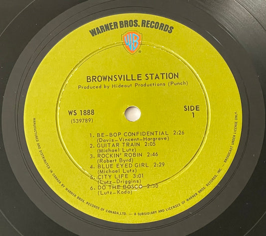 Brownsville Station : No BS (LP, Album)