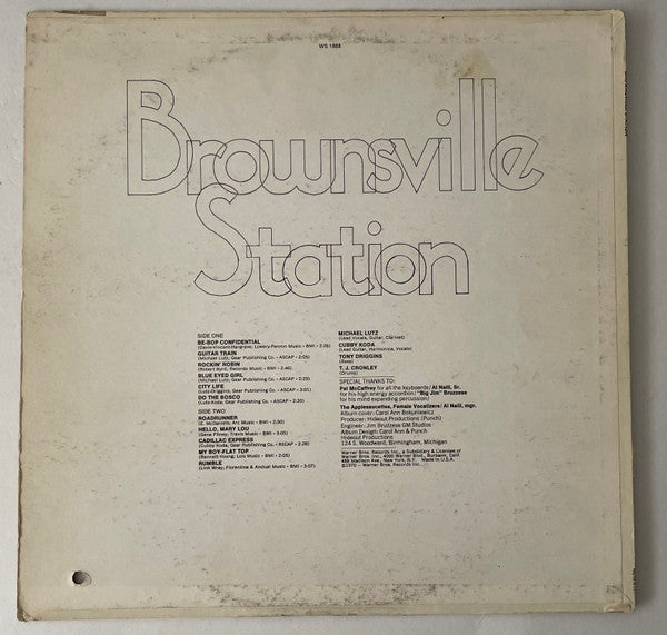 Brownsville Station : No BS (LP, Album)