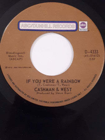 Cashman & West : Songman (7", Single)