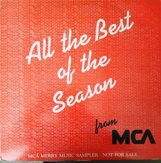 Various : All The Best Of The Season (MCA Merry Music Sampler) (2xLP, Comp, Smplr)