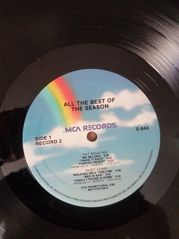 Various : All The Best Of The Season (MCA Merry Music Sampler) (2xLP, Comp, Smplr)