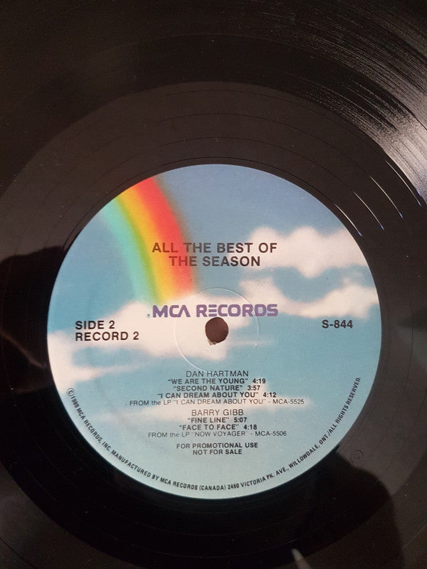 Various : All The Best Of The Season (MCA Merry Music Sampler) (2xLP, Comp, Smplr)