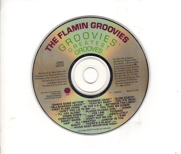 The Flamin' Groovies : Groovies Greatest Grooves (CD, Comp, JVC)