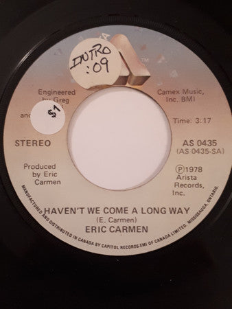 Eric Carmen : Haven't We Come A Long Way (7", Single)