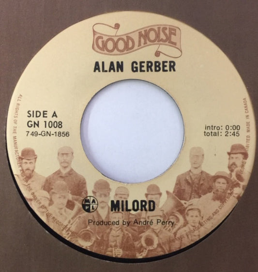 Alan Gerber : Milord / Tied On (7", Single)