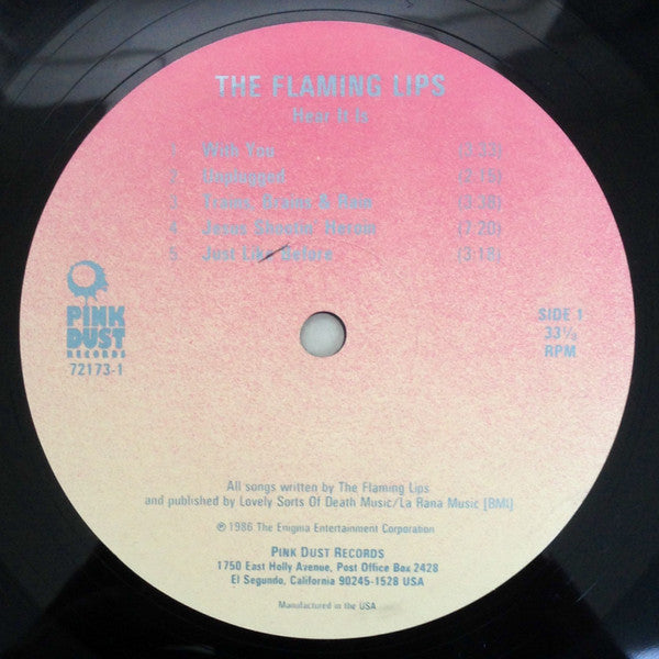 The Flaming Lips : Hear It Is (LP, Album)