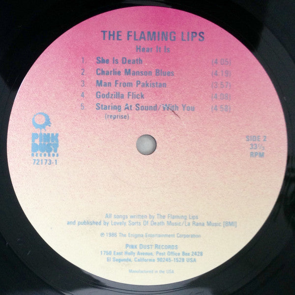 The Flaming Lips : Hear It Is (LP, Album)