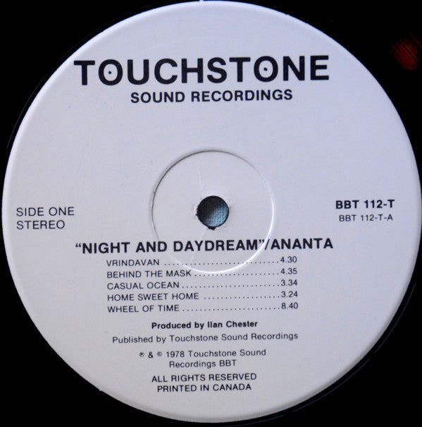 Ananta : Night And Daydream (LP, Album, Promo)