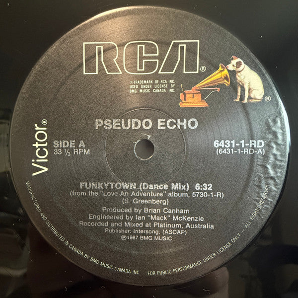 Pseudo Echo : Funkytown (12", Single, Cin)