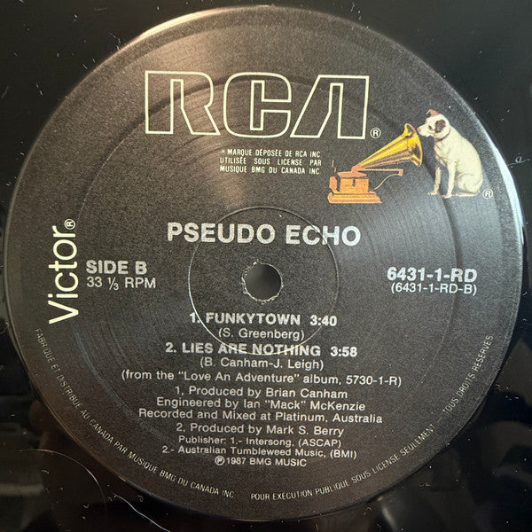 Pseudo Echo : Funkytown (12", Single, Cin)