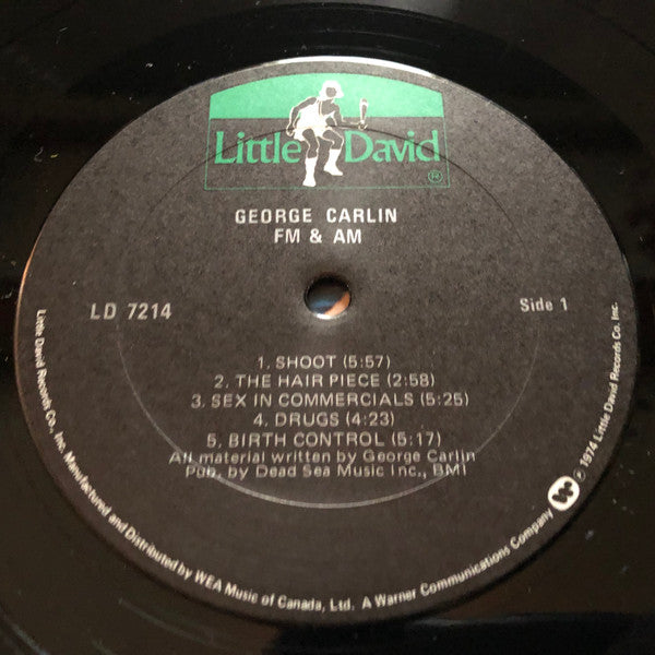 George Carlin : FM & AM (LP, Album, RE)