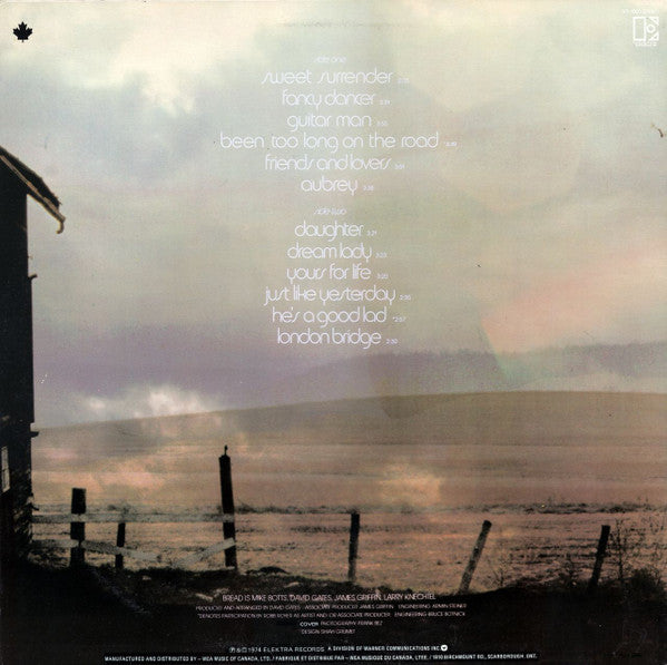 Bread : The Best Of Bread Volume Two (LP, Comp)