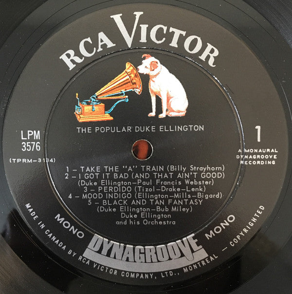 Duke Ellington And His Orchestra : The Popular Duke Ellington (LP, Album, Mono)