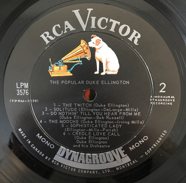 Duke Ellington And His Orchestra : The Popular Duke Ellington (LP, Album, Mono)
