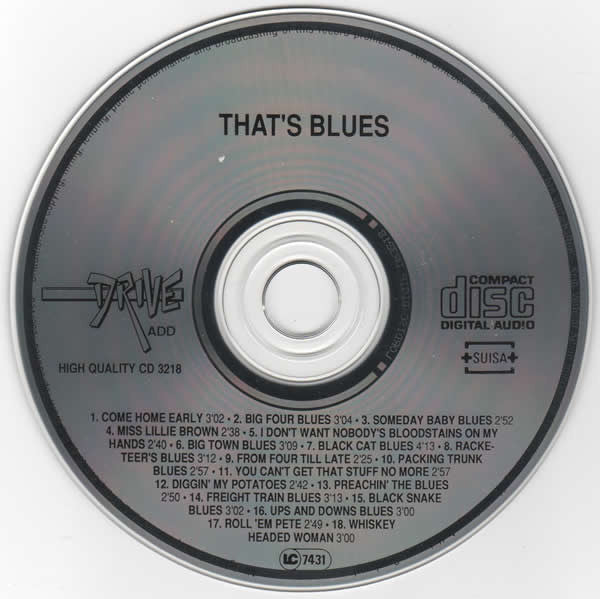Various : That's Blues (CD, Comp)