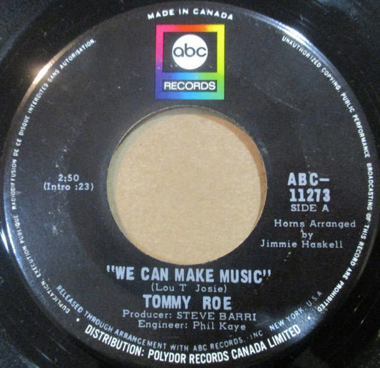 Tommy Roe : We Can Make Music (7", Single, Pit)
