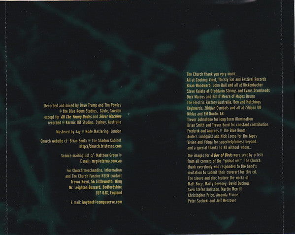 The Church : A Box Of Birds (CD)