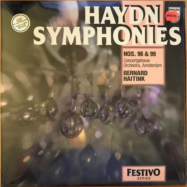 Joseph Haydn, Concertgebouworkest, Bernard Haitink : Symphony No 96 - Symphony No 99 (LP, RE)