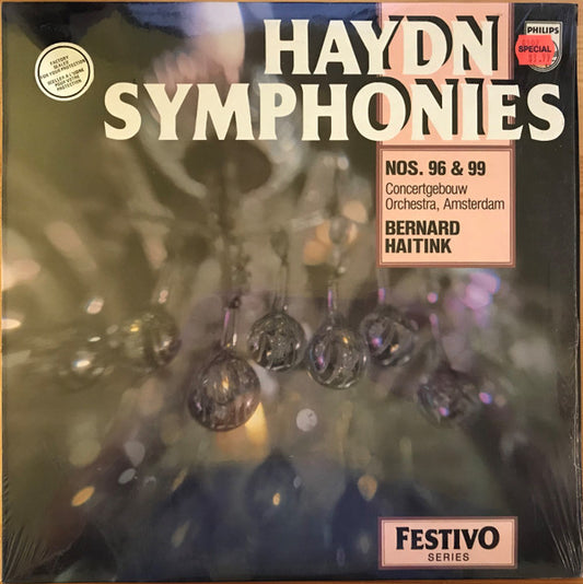 Joseph Haydn, Concertgebouworkest, Bernard Haitink : Symphony No 96 - Symphony No 99 (LP, RE)
