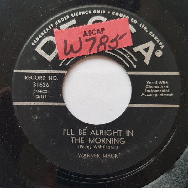 Warner Mack : The Least Little Thing (7", Single)