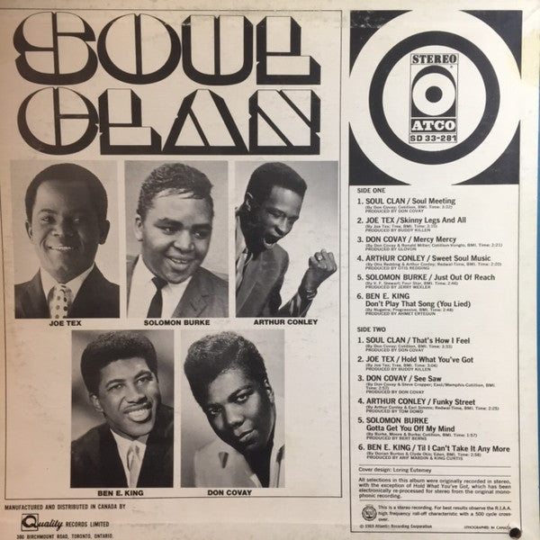 Various : Soul Clan (LP, Comp, Pre)
