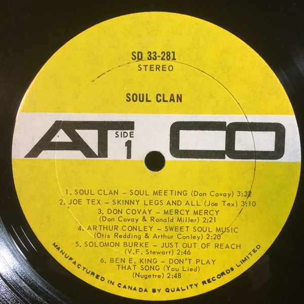 Various : Soul Clan (LP, Comp, Pre)