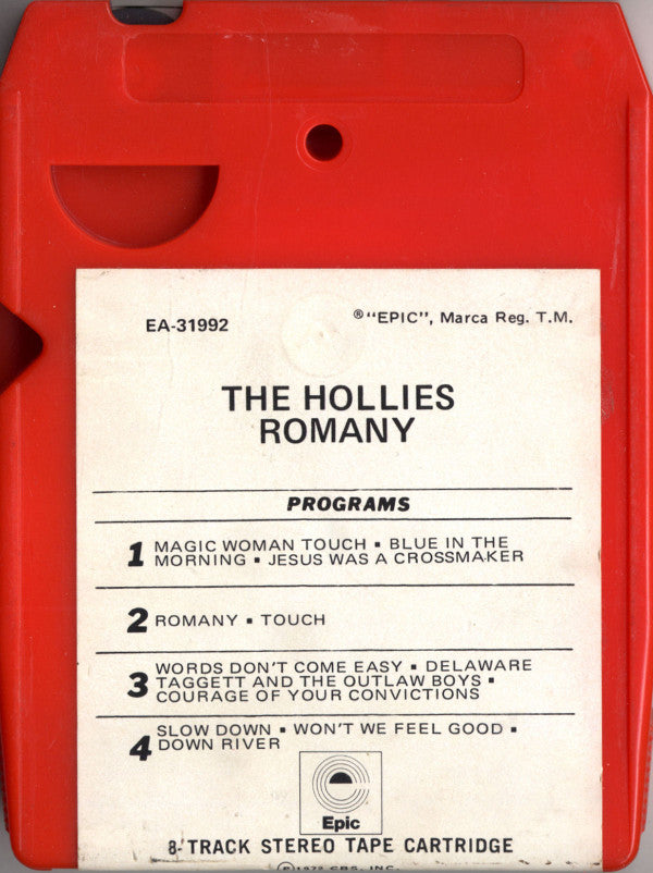 The Hollies : Romany (8-Trk, Album)