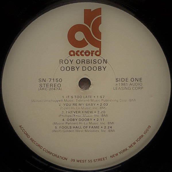 Roy Orbison : Ooby Dooby (LP, Comp)