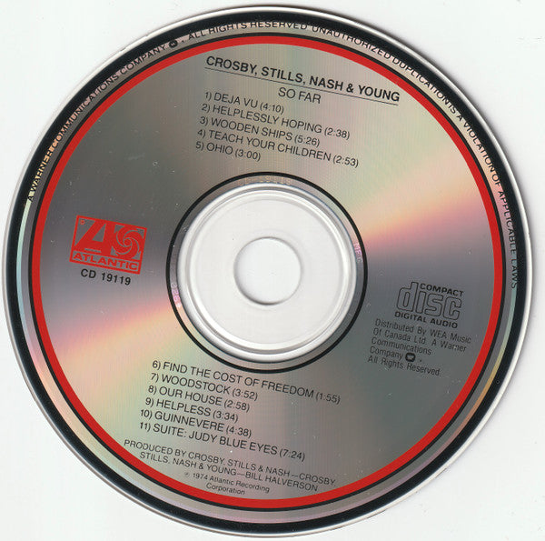 Crosby, Stills, Nash & Young : So Far (CD, Comp, RE)