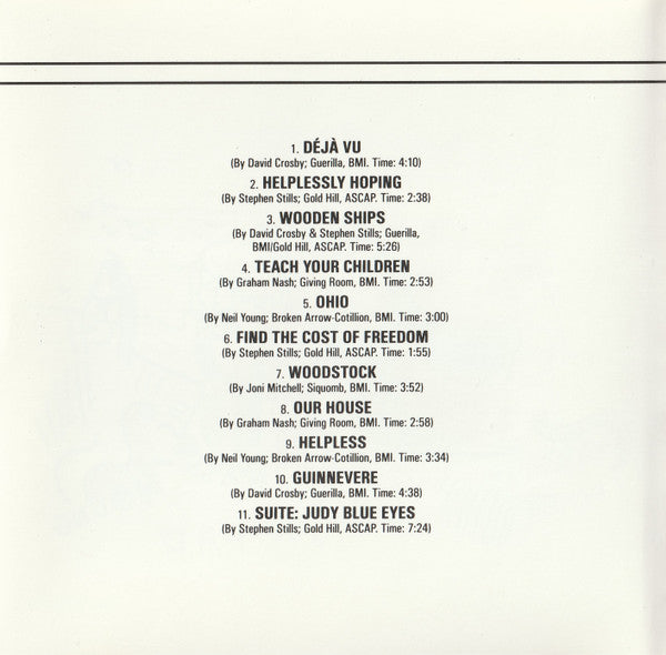 Crosby, Stills, Nash & Young : So Far (CD, Comp, RE)