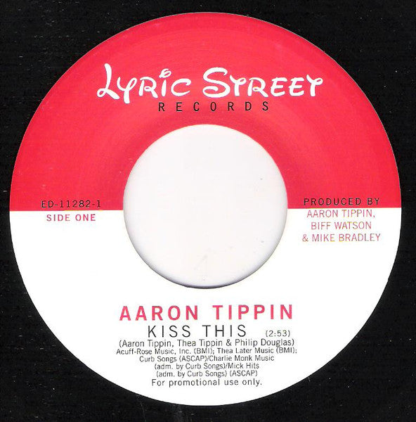 Aaron Tippin : Kiss This (7", Promo)