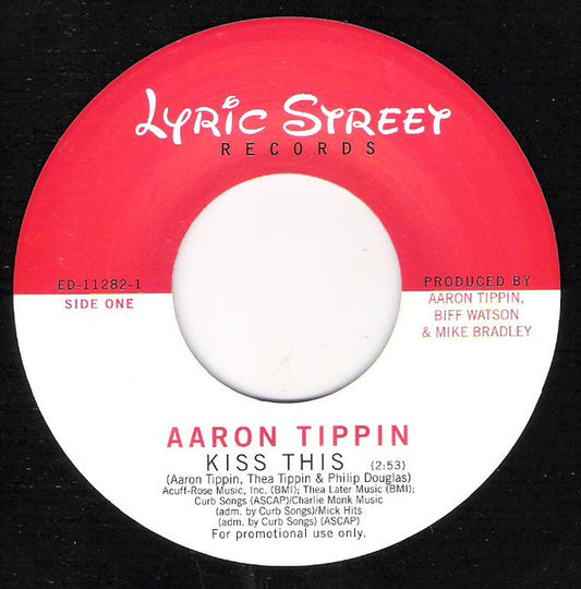 Aaron Tippin : Kiss This (7", Promo)