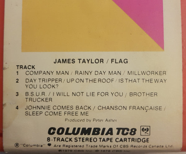 James Taylor (2) : Flag (8-Trk, Album, Dol)