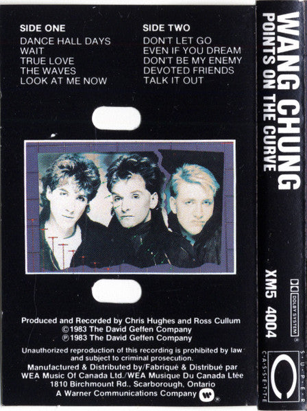 Wang Chung : Points On The Curve (Cass, Album, Dol)