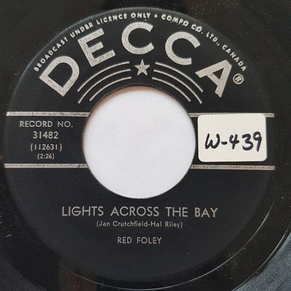 Red Foley : Lights Across The Bay / One True Love (7", Single)