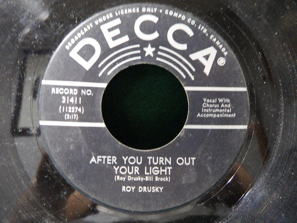 Roy Drusky : After You Turn Out Your Light (7", Single)