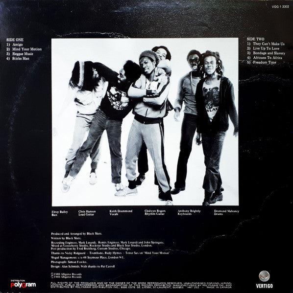 Black Slate : Amigo (LP, Album)