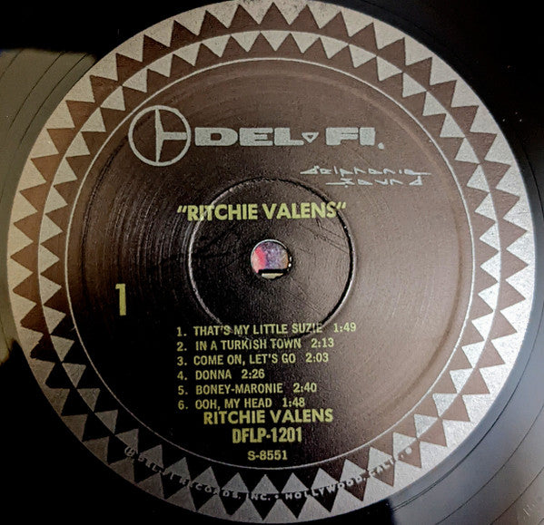 Ritchie Valens : Ritchie Valens (LP, Mono, RP, Rai)