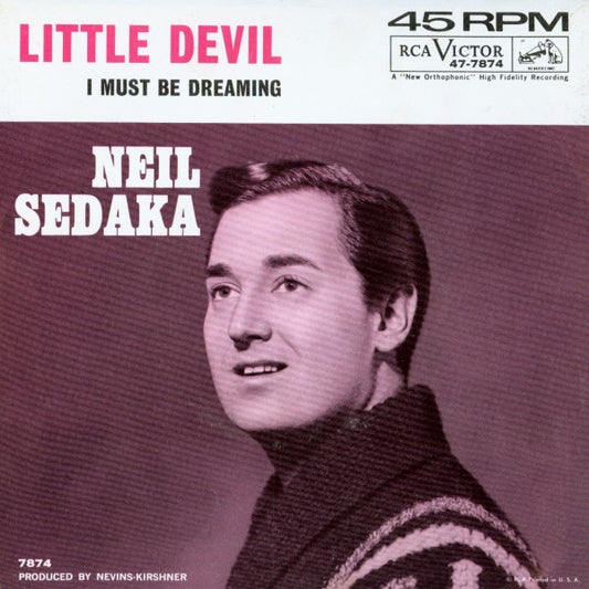 Neil Sedaka With Stan Applebaum And His Orchestra : Little Devil (7", Single, Ind)