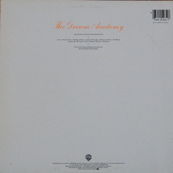 The Dream Academy : The Dream Academy (LP, Album, Cin)