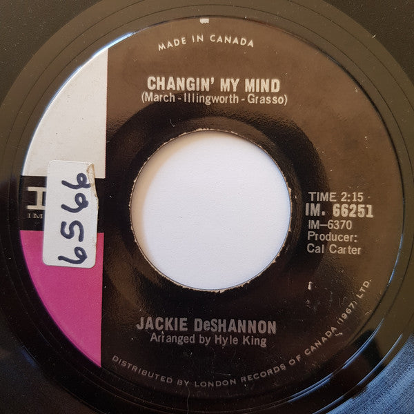 Jackie DeShannon : It's All In The Game / Changin' My Mind (7", Single)