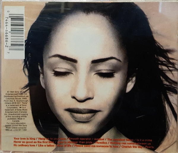 Sade : The Best Of Sade (CD, Comp, Club)