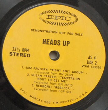 Various : Heads Up (7", Promo)