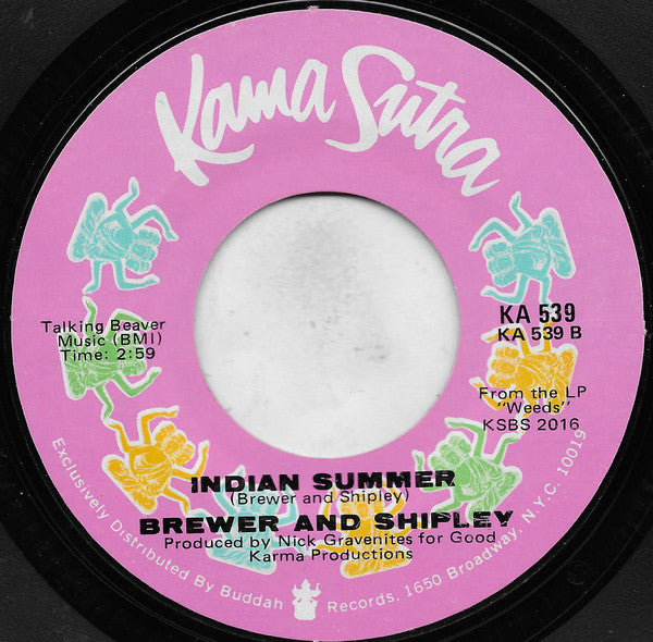 Brewer And Shipley : Shake Off The Demon (7", Single, Mon)