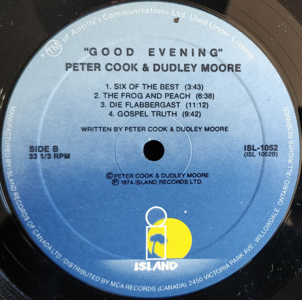Peter Cook & Dudley Moore : Good Evening (LP, RE)
